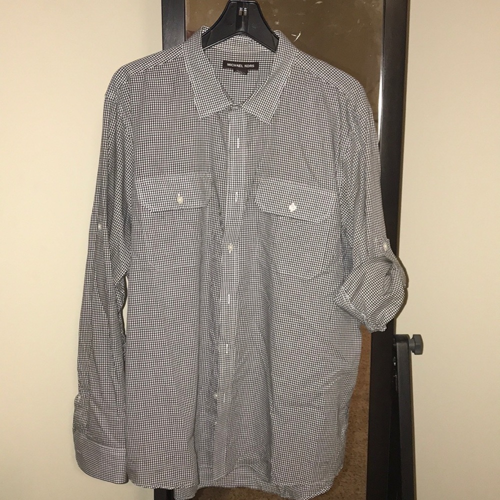 Michael Kors button down Long sleeve shirt - Picture 6 of 8